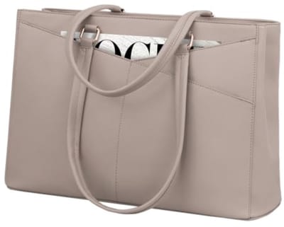 Elegante laptoptas voor dames - Waterbestendige schoudertas met ruimte voor 15,6 inch laptop