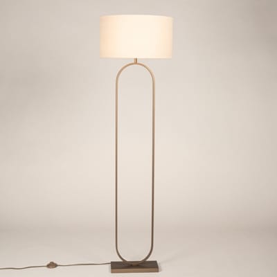 Lumidora Vloerlamp 31494 - WENEN3 - E27 - Brons - Beige - Metaal