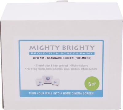 Mighty Brighty Projectiescherm Verf MPW 105, Standaard Scherm, 5 m2