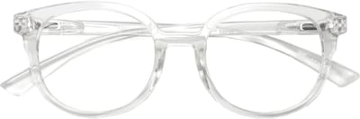 VERTEBRIL Nova - Sterkte -1.00 - Kleur Transparant - GEEN leesbril - Unisex bril voor veraf - Lichtgewicht montuur – Fijne pasvorm – Flexibele veren – Hoogwaardige MIN glas - Myopie/bijziendheid - Inclusief etui en doekje