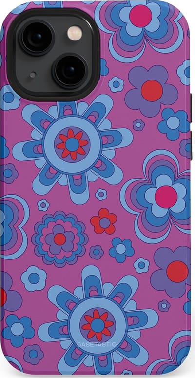 Casetastic Hoesje Geschikt voor Apple iPhone 13 Mini Magsafe - Stijlvolle Beschermende Duo-layer Case - Retro relax