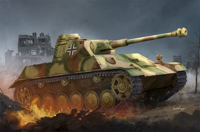 HobbyBoss Modelbouwpakket Militaire voertuigen - 80151 German Pz.Kpfw.III/IV auf Einheitsfahrgestell Plastic - 1:35 - Modelbouw