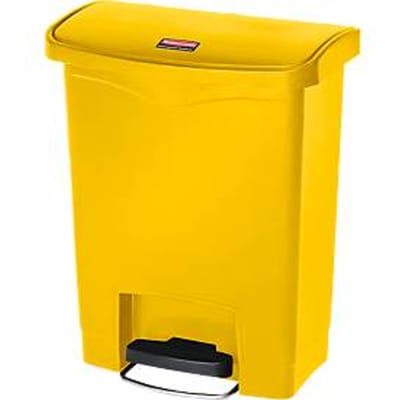 Pedaalemmer Slim Jim®, kunststof, volume 30 liter, geel