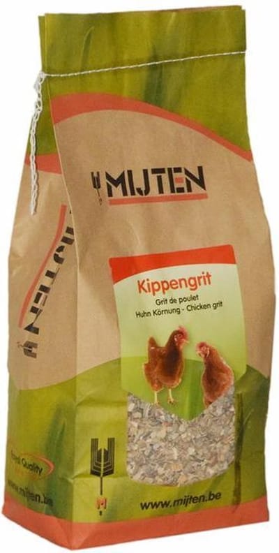 Mijten Kippengrit - Supplement Legkippen - Oesterschelpengrit Magengrit - Extra Calcium - Pluimvee Supplement