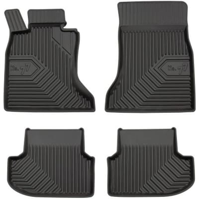 Frogum No.77 Geschikt voor BMW 5 Serie F10 2013-2017 - Automatten Set - Ook voor xDrive - TPE Rubber - 4 cm Hoge Rand - Geurloos