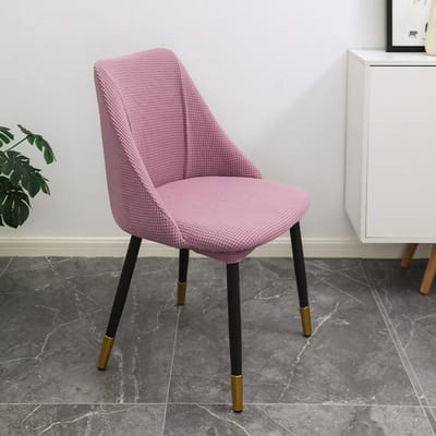 Effen Kleur Hoge Kwaliteit Eetkamerstoelhoes Verdikte Hoge Elastische Universele Stoelhoes Antislip Slijtvast Allesomvattende Stoelhoes Cover 40CM gray