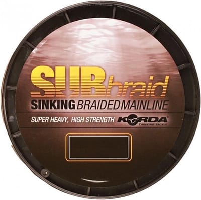 Korda - Sub Braid | 15lb | 0.30mm | 1200m - Donkergroen