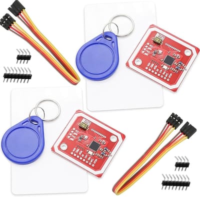 2 Stuks PN532 NFC RFID V3 Module I2C SPI HSU Lezer Kit met S50 Witte Kaart en Sleutelkaart voor Arduino en Draadloze Communicatie