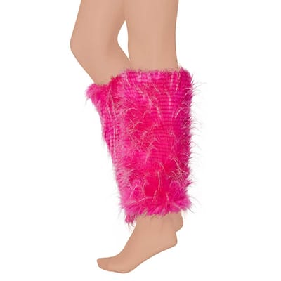 Apollo - Beenwarmers Neon - Beenwarmers carnaval - Fluor Rose - One Size - Beenwarmers dames - Carnavalskleding dames - Feestkleding