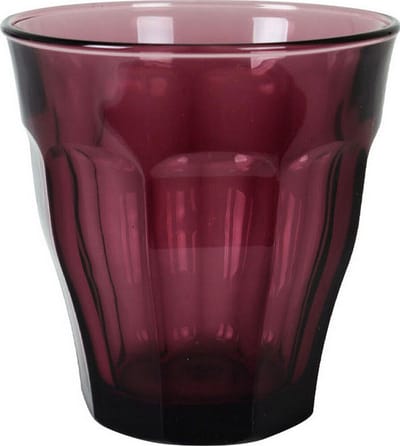 Duralex Picardie Waterglazen Paars 250 ml – Set van 4 – Gehard Glas – Franse Kwaliteit