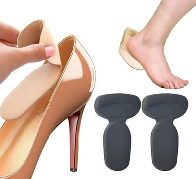 Hielbeschermers I Comfortabele Hielbeschermers I Inlegzolen Voor Hakken I Inlegzolen Voor Schoenen I Voorkom Blaren I 1 Paar I Zwart