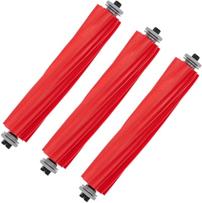 Dailygoods- Hoofdborstelaccessoires 3 Stuks - Compatibel met Roborock Q Revo/S7/S7 Plus/S7 MaxV - Reserveonderdelen - Rubber - Grondige Reiniging - Stofzuigerborstel