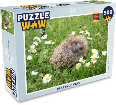 Puzzel Slapende egel - Legpuzzel - Puzzel 500 stukjes
