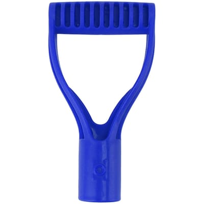 Spade Handvat Plastic 32mm Binnendiameter D-Grip Handvat Schopsteel Vervanging voor Sneeuwschop blauw