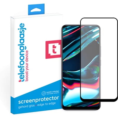 Realme 7 Pro screenprotector gehard glas Edge to Edge