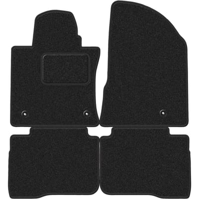 Wielganizator WLG-CARLUX-ANTHRA Serie - Auto Veloursmatten - SsangYoung Torres SUV - Antraciet