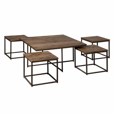 Tower Living - Via salontafel set vanaf 40 cm - grijs