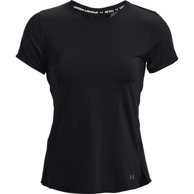 Under Armour Streaker Jacquard T-shirt Dames-Zwart