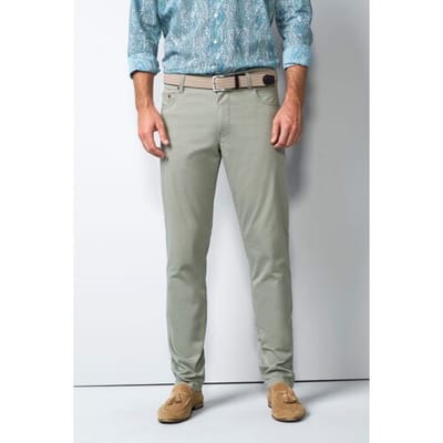 Meyer Broek M5 Five Organic Cotton Soft Subtle Micro Print Sage Green / male
