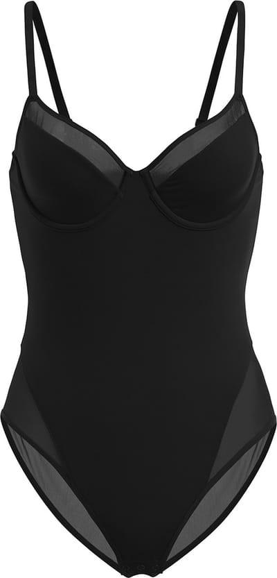 Wolford Bodysuit Dames Body (lingerie) - black - Maat S Cup C