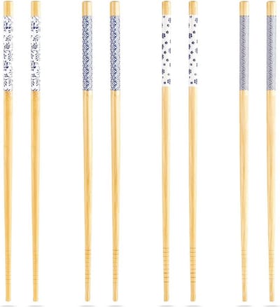 Sushi Eetstokjes Bamboe 24 cm 8 stuks - Chopsticks - Stokjes - Servies