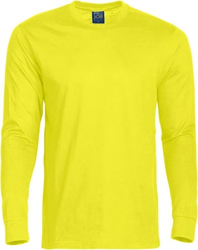 ProJob 2017 T-SHIRT LANGE MOUWEN 642017 - Projob geel - XS