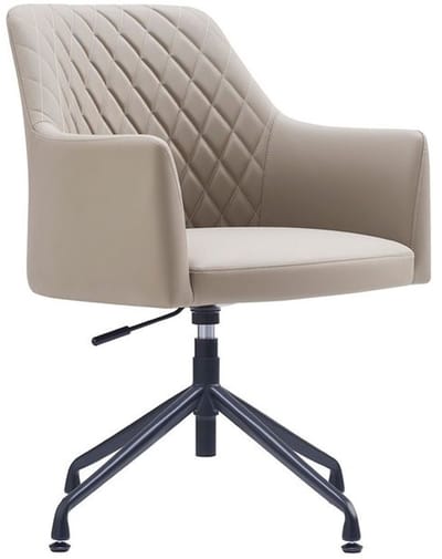 Sedero Vergaderstoel Vitoria Taupe PU-leer