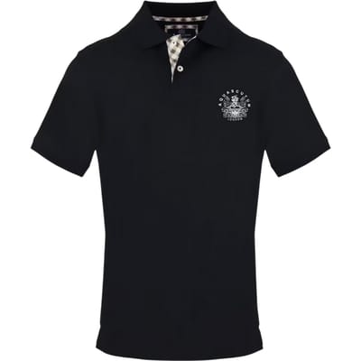 Aquascutum Heren Logo Poloshirt (Zwart)