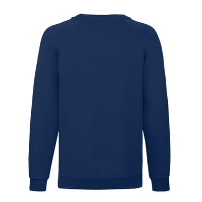 Fruit of the Loom Klassiek Raglan Sweatshirt voor kinderen/Kinderen (Marine)