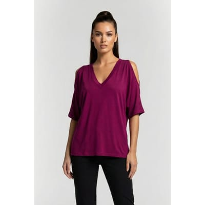 IRO Paris Fehnno T-shirt Berry Maat: XS | Blouses Outlet | Dames | Roze