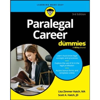Paralegal Career For Dummies - Lisa Zimmer Hatch
