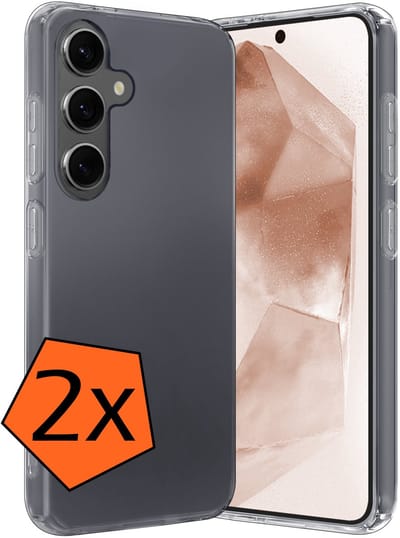 Hoes - 2 Stuks - Geschikt voor Samsung Galaxy A56 - Sterk & Shockproof - Case Siliconen - Back Cover - Telefoon Hoes - Transparant