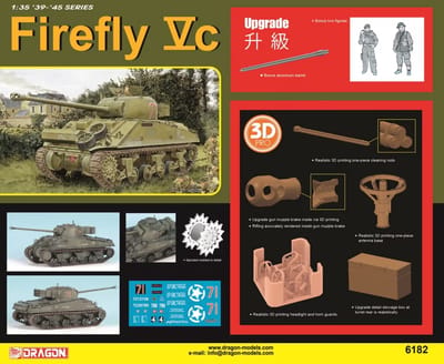 Dragon Modelbouwpakket Militaire voertuigen - 6182 Firefly Vc Tank - 2023 Upgrade Edition Plastic - 1:35 - Modelbouw