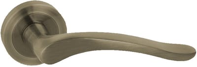 Domino® Deurklink BALLEN-R M3 - Mat bruin - Deurkruk, Deurbeslag, Deurklinken voor Binnen - Deurbeslag van aluminium - Deurklink voor kamerdeur, kantoordeur, kelderdeur en binnendeur