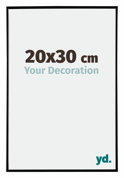 Your Decoration - Fotolijst 20x30 cm - Kunststof - Zwart Hoogglans - Evry