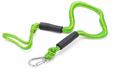 Dailygoods- Doklijnen 2T trekkracht - Intrekbaar Kajaktouw - D-vormige Gesp - Bootaccessoires - Duurzaam Materiaal - 1,1/1,5 meter Lengte - Boottouw