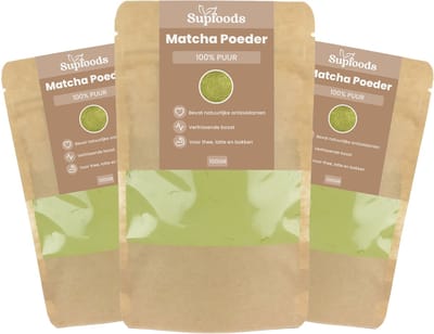 Matcha Poeder 100% Puur - 500g - Japanse Matcha Thee - Voor Matcha Latte, Smoothies en Bakken