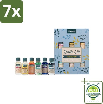 7 x Kneipp - Geschenkset Badolie - Giftset - Grootverpakking - Badproducten - Badolie - Wellness - Ontspanning - Cadeau