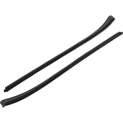 2 PIÈCES Garniture de Pare-brise Avant Gauche Droite Protection Forte Étanche Anti-poussière Caoutchouc ABS pour 308 408 black