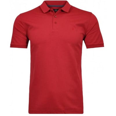 Ragman Uni Polo Light Cotton Mix Strawberry Melange / male
