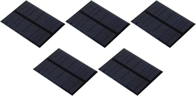 Mini Zonnepanelen - Doe-het-zelf Stroom - Energie Opwekken - Compact Formaat - 70 x 55 mm - Zwart