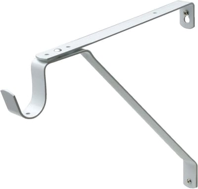 Verstelbare Planksteun - Wandbeugel Steun - Planken Ophangen - Heavy Duty Metaal - 31 cm Projectie - Wit