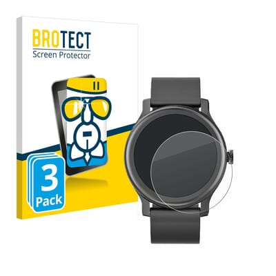 Screenprotector 3 Stuks voor Loyaa Smartwatch 1.28" Beschermglas transparant