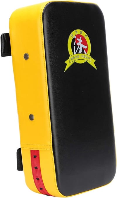 Kick Pads voor Muay Thai en Taekwondo - Kicking Curve Pad voor Handen en Voeten, Ideaal voor MMA en Kickboksen, PU Leer, Dikke Schilden voor Sparring en Training