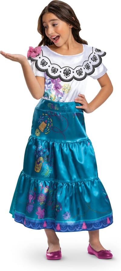 DISNEY - ENCANTO, Mirabel Deluxe , Maat XS (3T-4T jaar), Meisjes