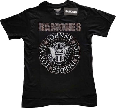 Ramones - Presidential Seal Heren T-shirt - S - Zwart