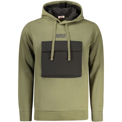 Rifle Verde Katoenen Heren Hoodie