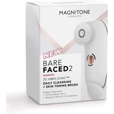 Magnitone Barefaced 2 3D Vibra-Sonic Daily Cleansing Brush Borstel White