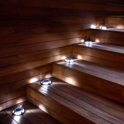 KS Verlichting Set 3 Stuks Solar Decklight RVS