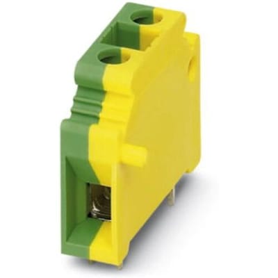 Phoenix Contact 1704033 Klemschroefblok 10.00 mm² Aantal polen 1 Groen, Geel 50 stuk(s)